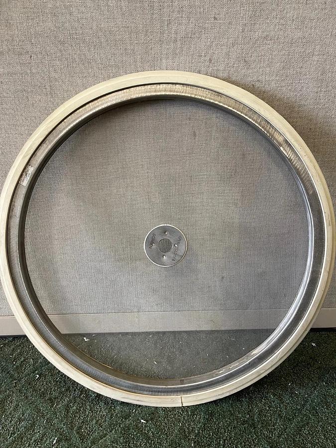 Used Stainless Steel 24” Mesh for Vibratory Screener, 26 microns