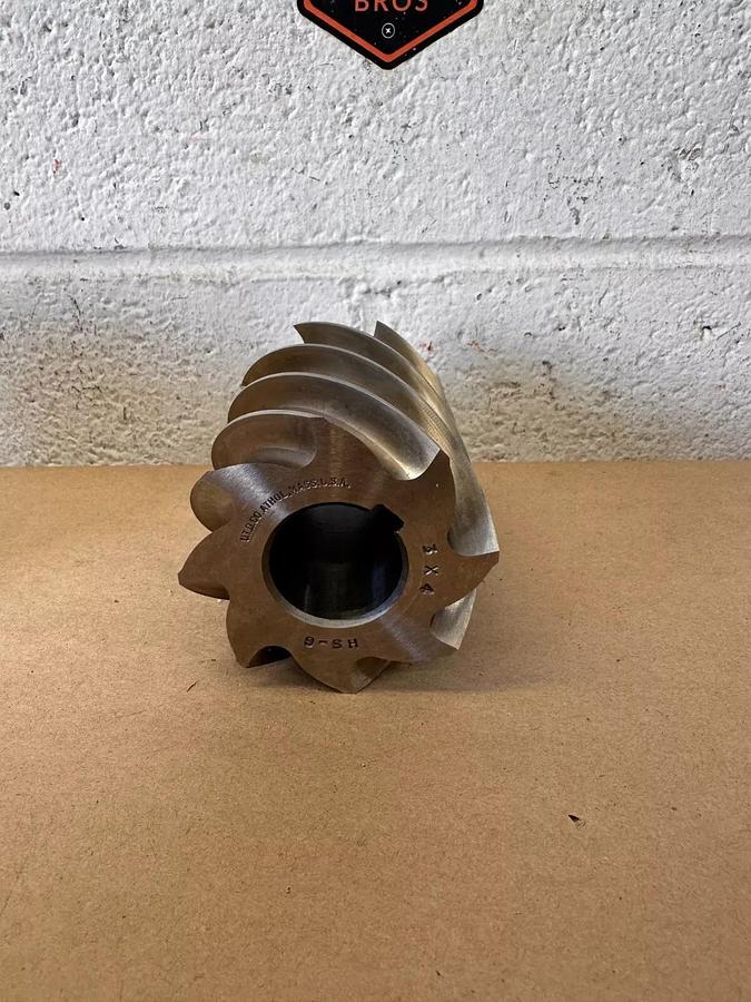 Union - A587F Coarse - Tooth Milling Cutter 45° Spiral 8 Teeth 3” x 4” x 1-1/4”
