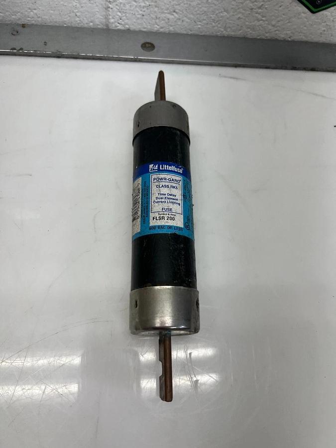Used Littelfuse FLSR 200 Powr-Gard Class RK5 Time Delay Fuse