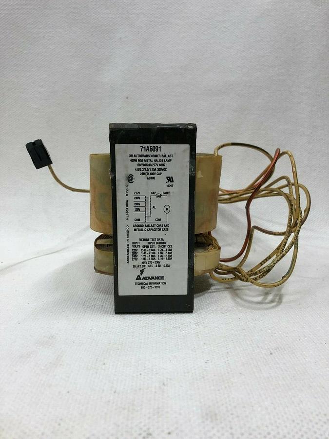 Used Advance 71A6071-001D Core and Coil Ballast Kit