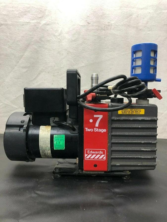 Used Edwards E2M-0-7, Dual Stage Rotary Vacuum Pump