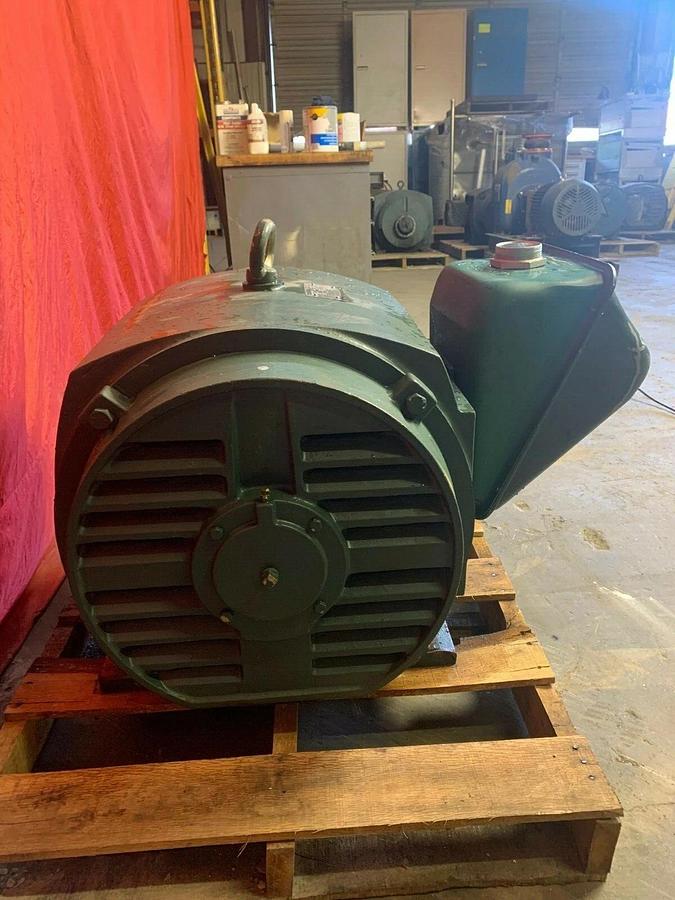 Used Toshiba Electric Motor 100HP 1190 RPM, Frame: TKKH B1006VL63VSH