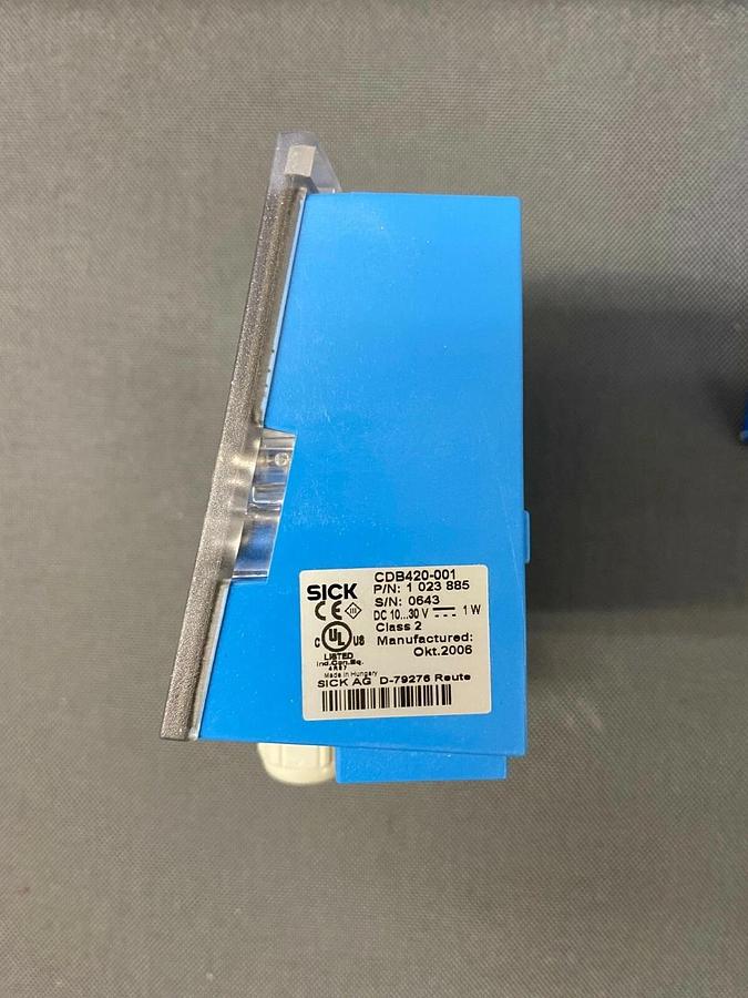 Used Sick CDB420-001 1023885 Barcode Scanner Connection Module