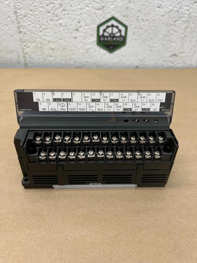 Used Mitsubishi AJ65BT-64AD CC-Link A/D Converter Unit