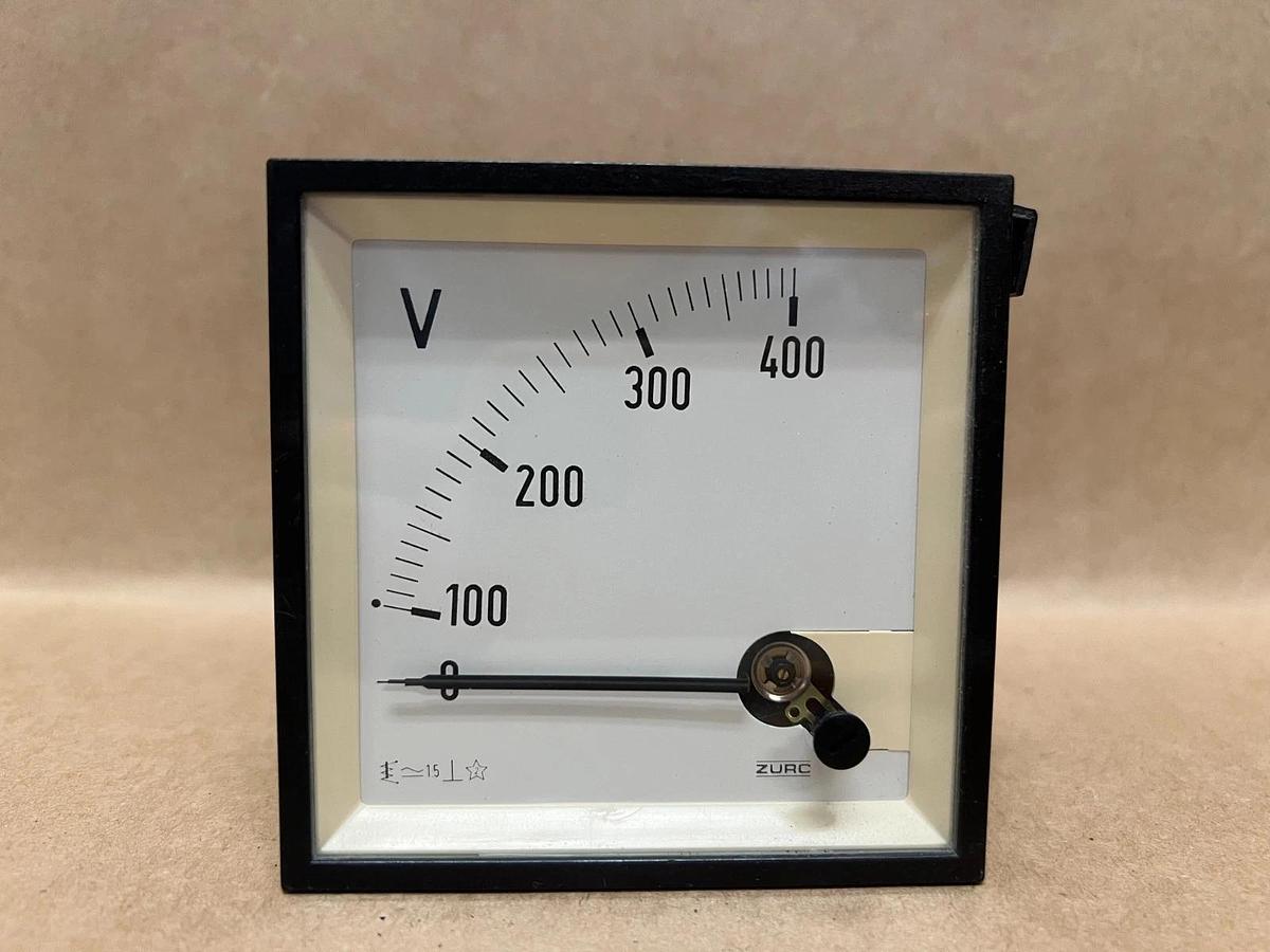 Used Zurc Voltmeter 0-400V
