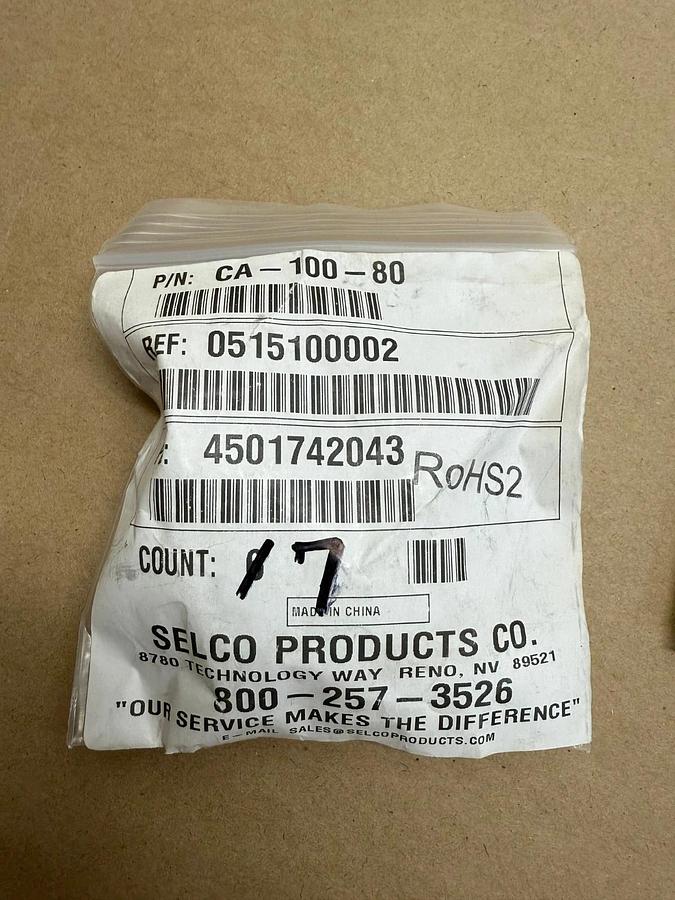 SELCO Products CA-100-80, 1/2 Disc Thermostat, Qty 7 *NEW*