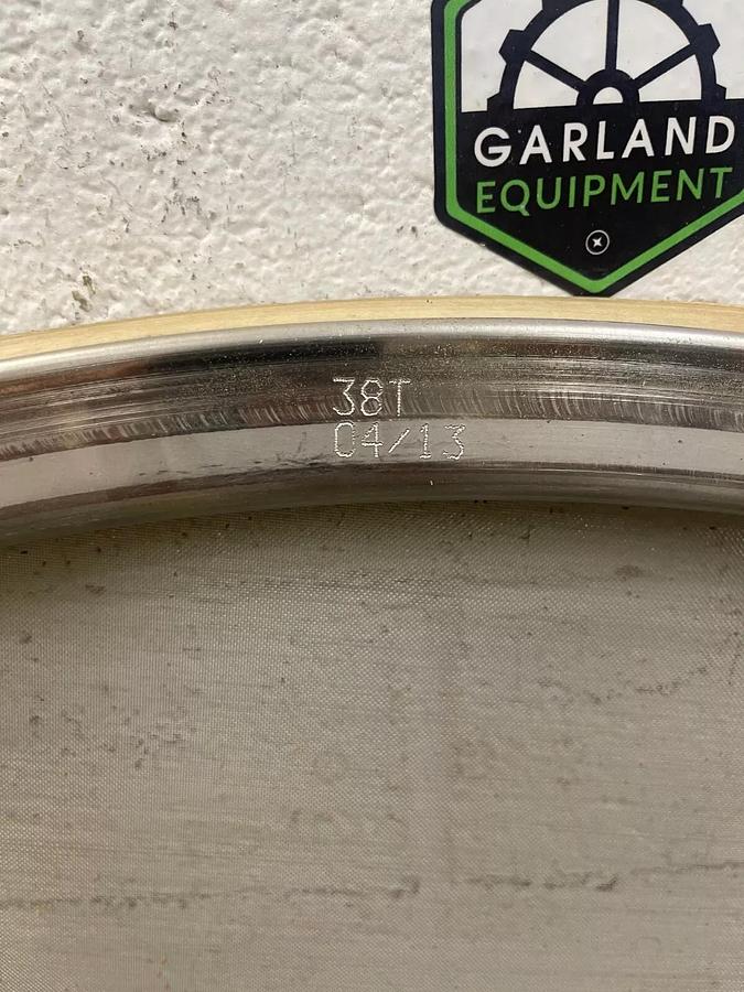 Used Stainless Steel 38-1/2” Mesh for Vibratory Screener, 38 microns