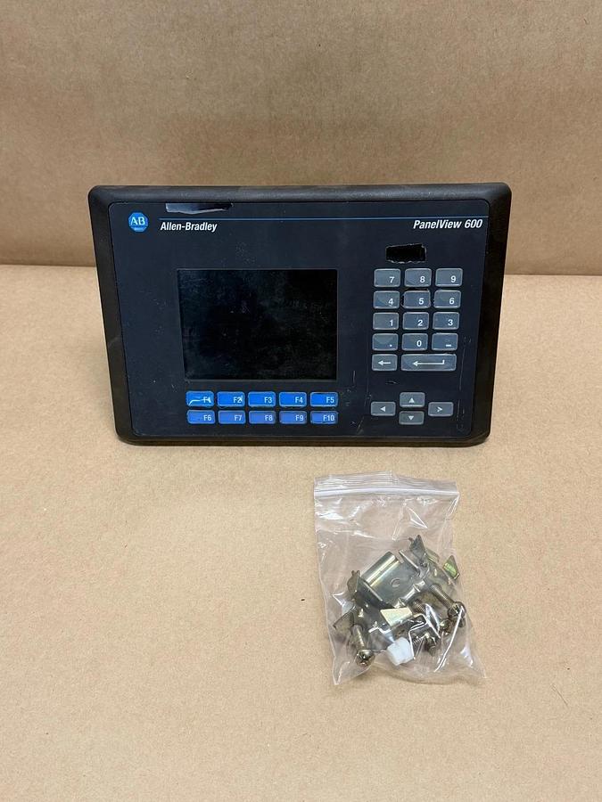 Used Allen Bradley 2711-K6C8 Panelview 600, Series B, 100-240VAC, 50/60Hz