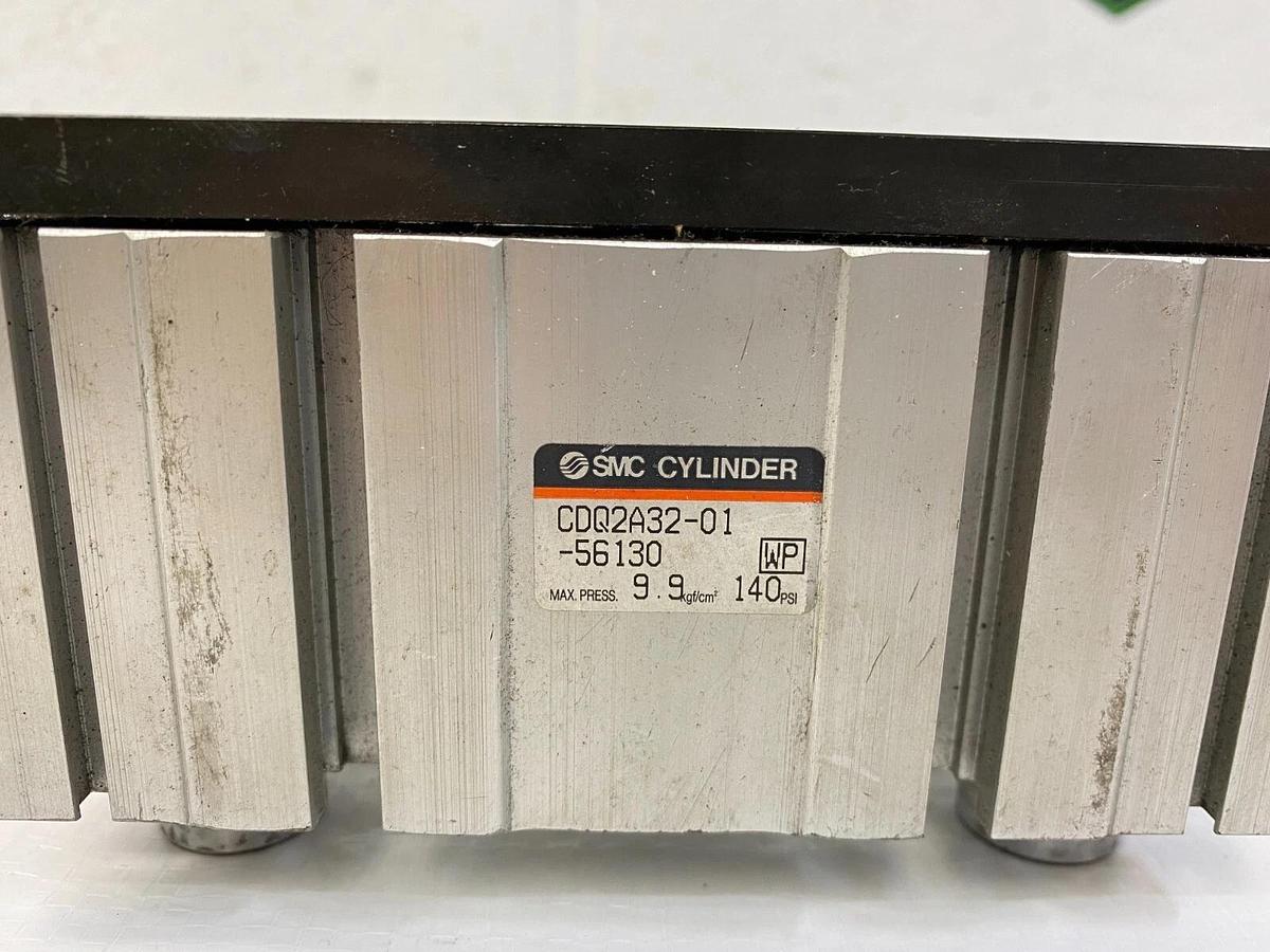 Used SMC CDQ2A32-01-56130 Compact Cylinder