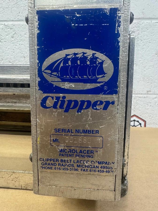 Used Clipper Belt Lacer Company 001880 MicroLacer, 20” Max Belt