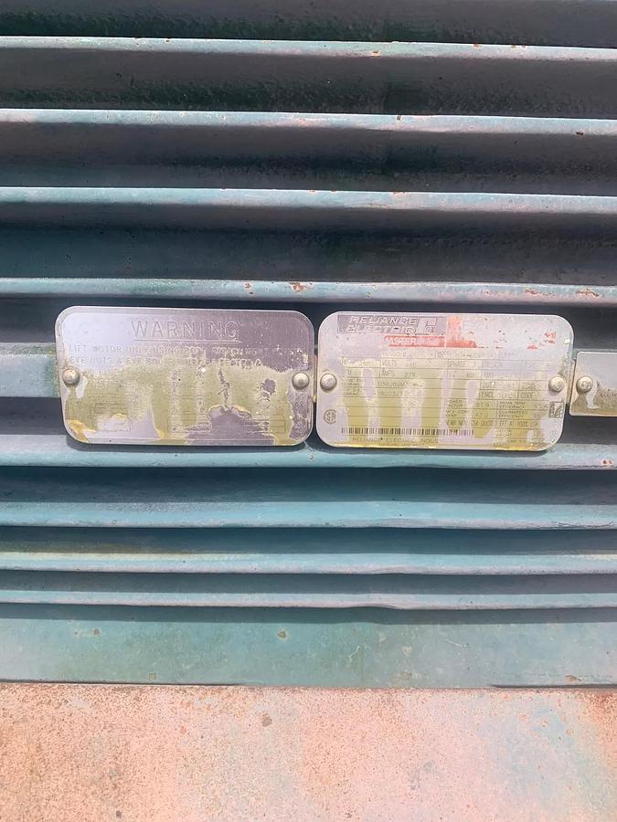 Used Reliance Electric P44G6505A 250HP 1785 RPM 460V 279A 3 Phase Motor