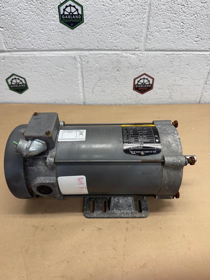 Used Baldor CDP3445 1Hp DC Motor @ 1750 RPM, 10A, 0.625” Shaft