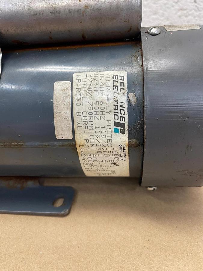 Used Tuthill Corporation K10537 SS Motor Pump w/ Reliance Electric Dual Speed Motor