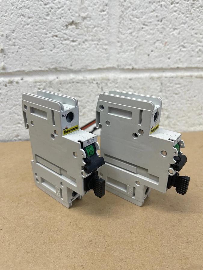 Used Cooper Bussmann CCP-1-30CC Circuit Breaker 600VAC, 30A - Lot of 2