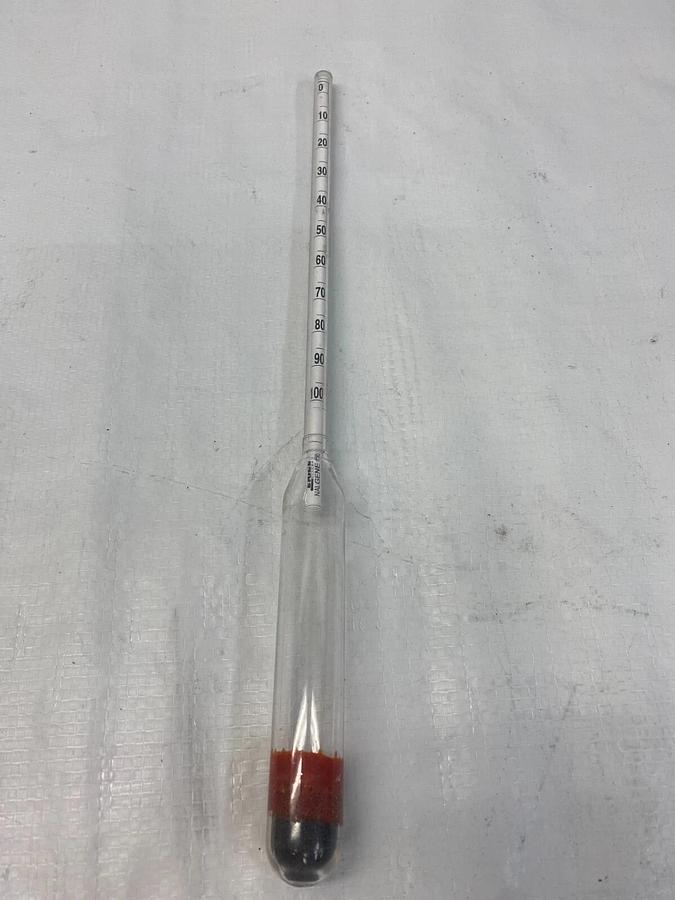 Used Barnstead/Ertco 0036300 Hydrometer Polycarbonate