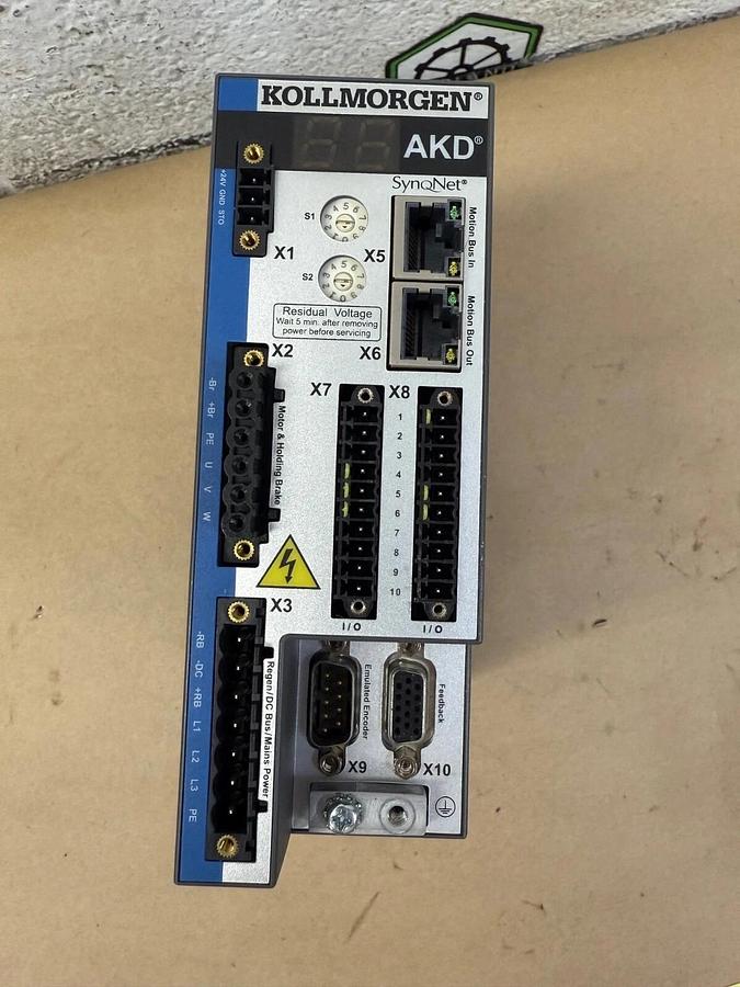 Used Kollmorgen AKD-B00306-NBSQ-0000 Servo Drive