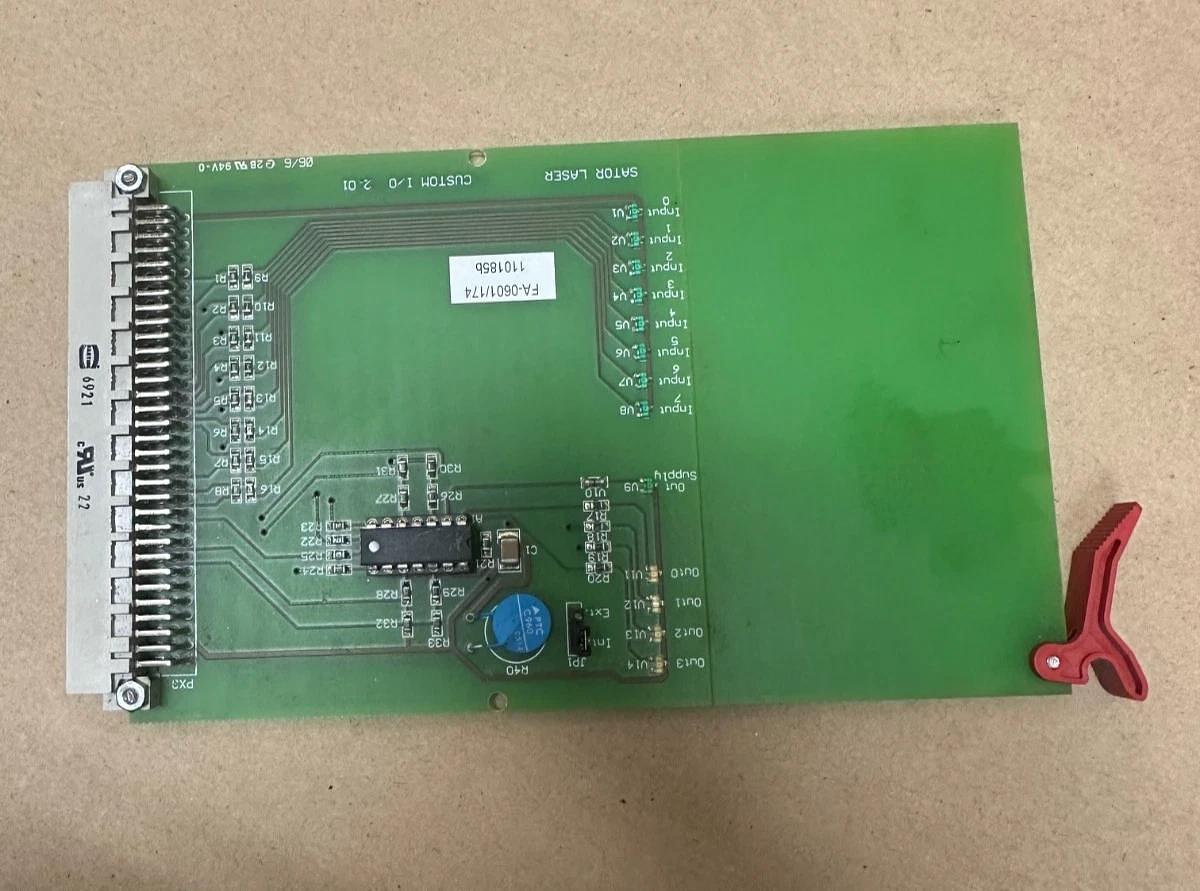 Used Sator Laser Custom I/O 2.01 Circuit Board