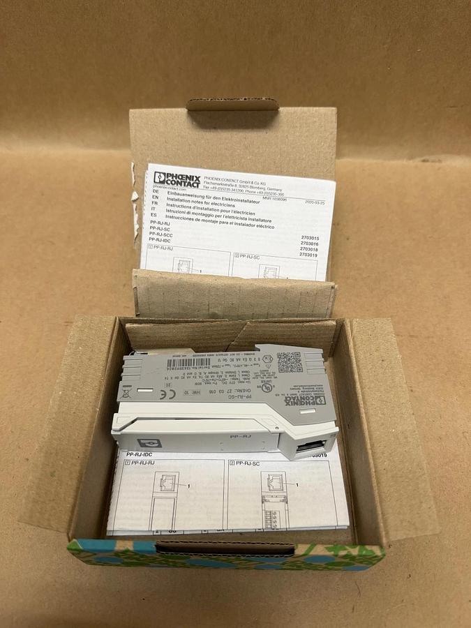 Phoenix Contact PP-RJ-SC Patch Panel *NEW*