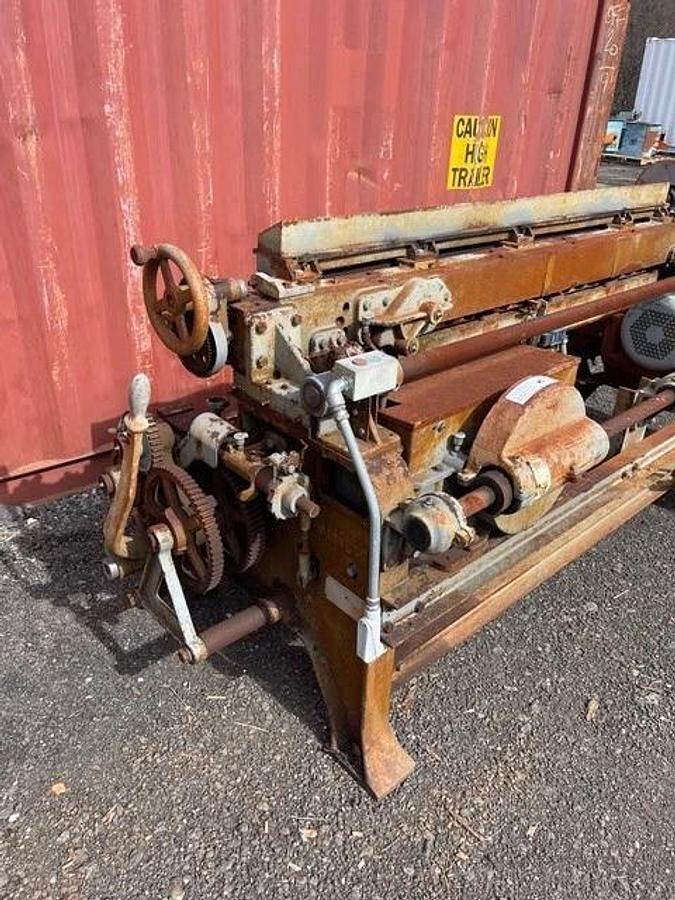 Used Carver Tru-Line Gummer Saw Sharpener w/ Baldor 3HP at 850 RPM Motor