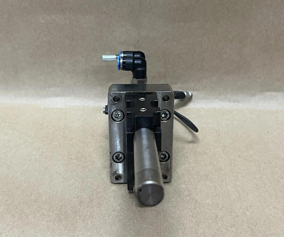 Used Festo ADVC-40-10-I-P-A Pneumatic Cylinder w/ Guided Thruster