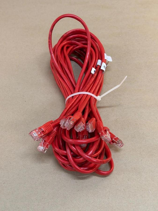 Used LL58663 CAT5 Ethernet, USB 2.0 VGA Cable - Lot of 5