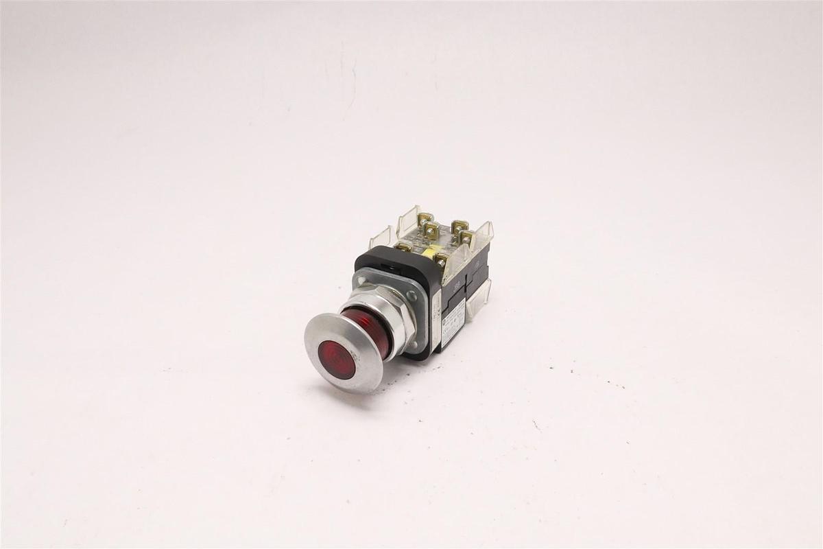 Used Allen Bradley 800HC-QRAH24AD1 Motor Control Part (Push Button)