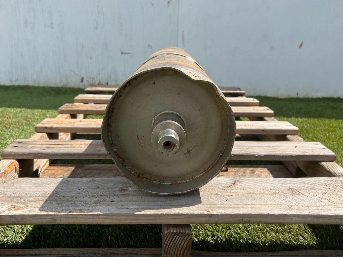 Used 39" Industrial Magnetic Separator Roller Drum Pulley