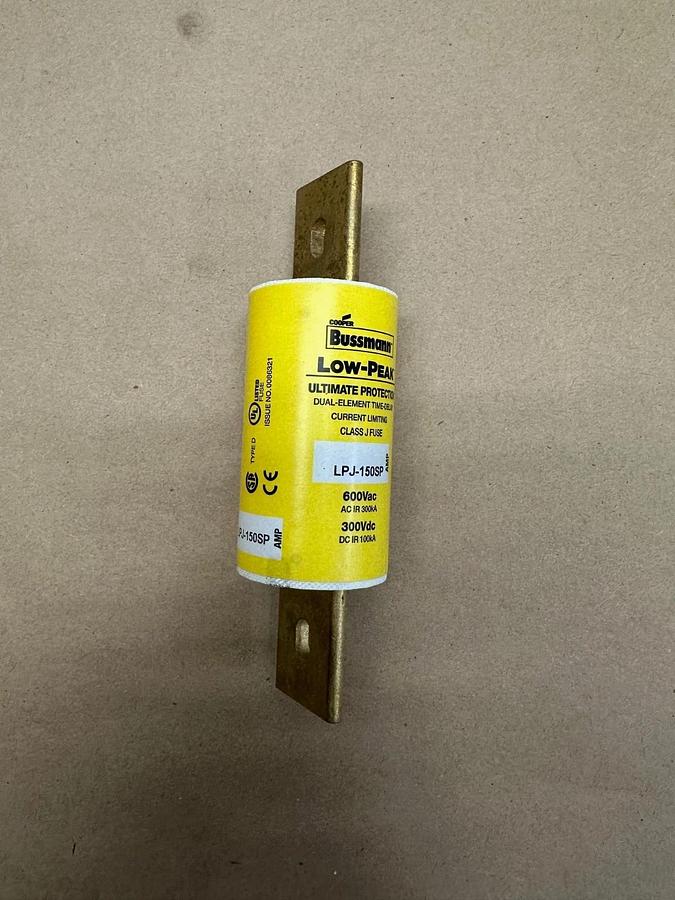Used Bussmann LPJ-150SP Low-Peak Class J Fuse