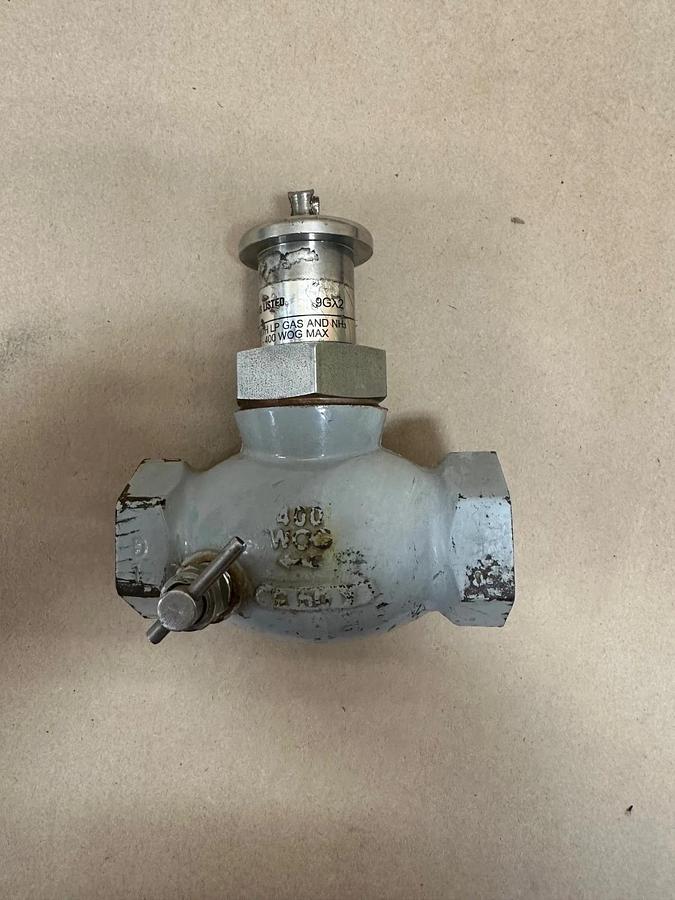 Used MEC ME820 Shut-Off Valve, 400 WOG Heavy Duty Quick Acting Globe Valve