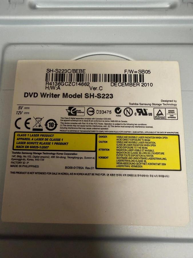 Used Samsung SH-S223 DVD Writer