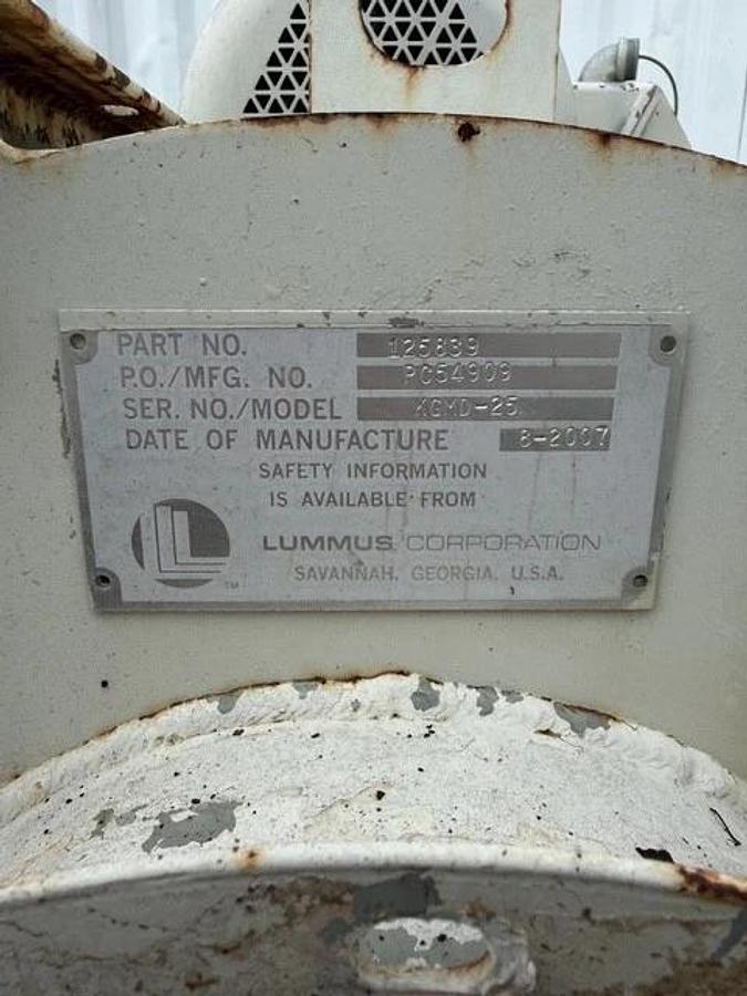 Used Lummus Corporation KGMD-25 Clockwise Up Blast CW 360 Fan