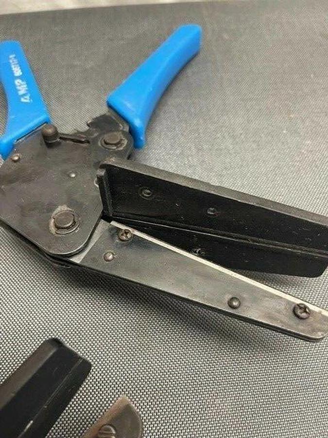Used Flat Cable Cutters, AMP 606717-1 w/ Allied Amphenol 356-274, Lot of 2