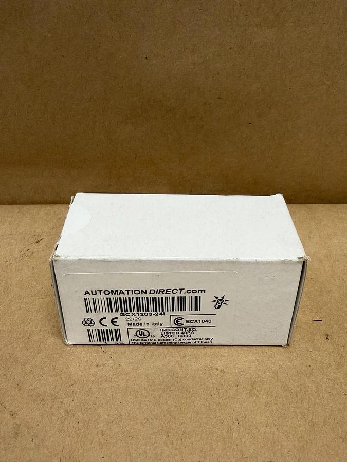 Used Automation Direct GCX1203-24L 22mm Push Button Momentary Yellow *NEW*