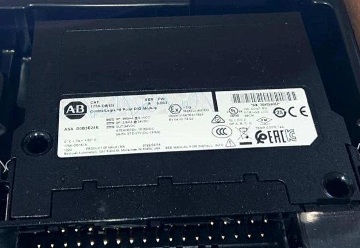 Used Allen Bradley 1756-OB16I Ser A DC Output Module 16 Pt ControlLogix *NEW*
