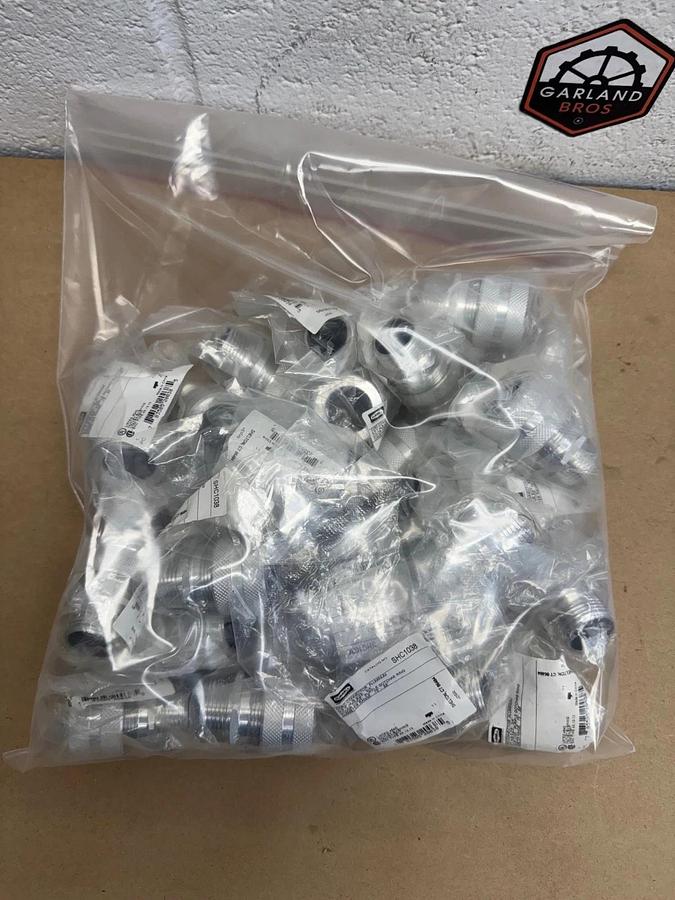 Used Hubbell SHC1038 3/4” Straight Cord Connector, Lot of 29