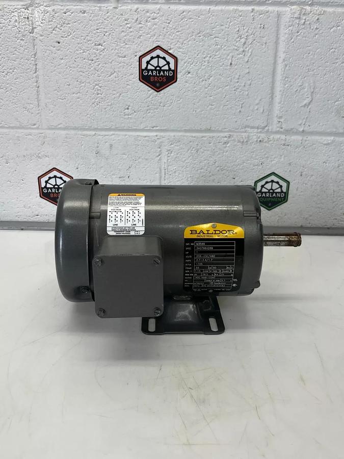 Baldor Industrial M3546 1HP, 60Hz, 208-230/460 Motor