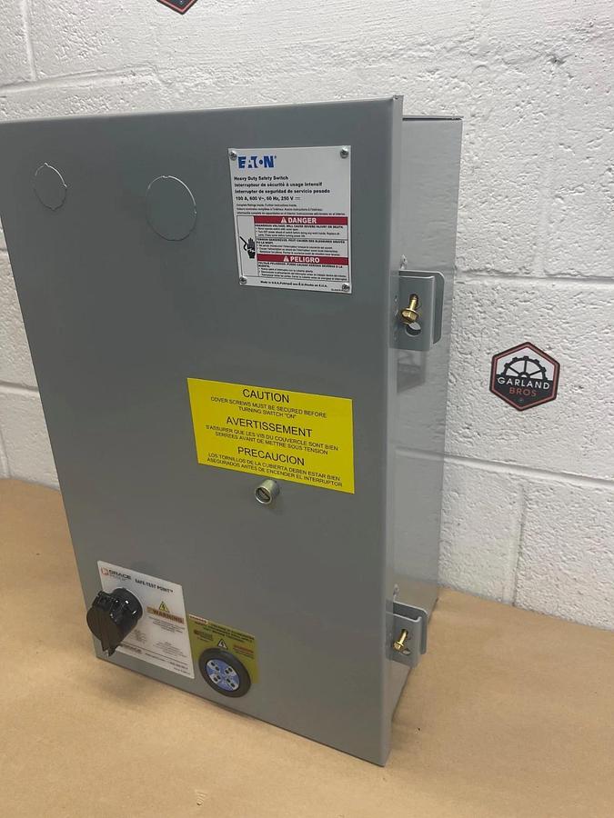 Eaton DEM363FDJA-00VT Heavy Duty Safety Switch, 100A 600V *NEW*