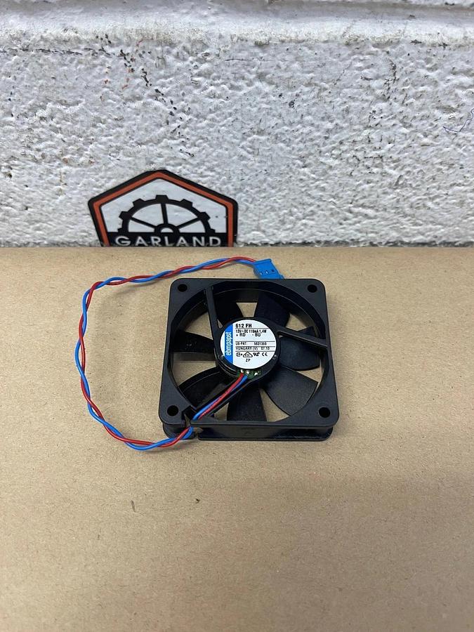 Used Ebm-Papst 612 FH Axial Cooling Fan, 12VDC, 1.4W
