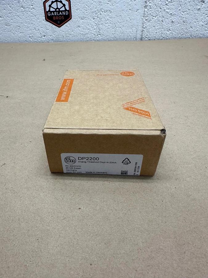 IFM DP2200 Analog Threshold Display/4-20mA *NEW*