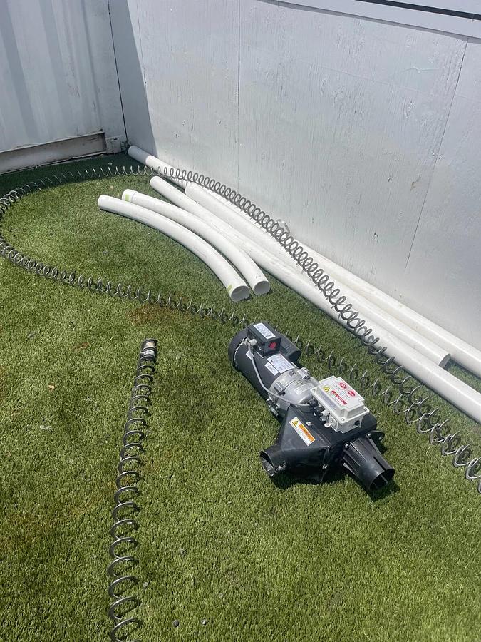 Used Automated Production Systems FLX-5253 Flex-Flo Auger 3”x38’, 1-1/2Hp 1 Ph Motor