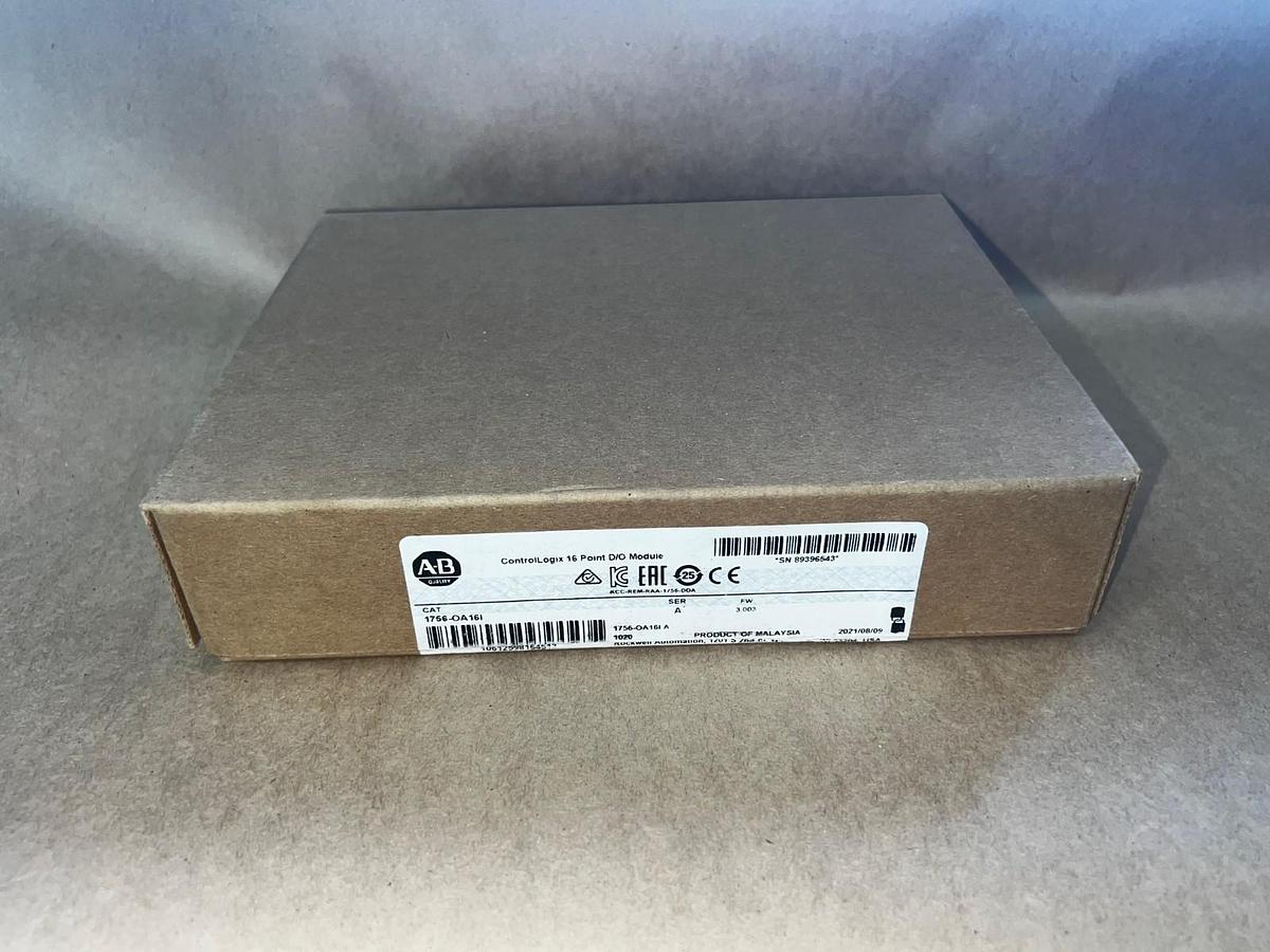 Used Allen Bradley 1756-OA16I Ser A ControlLogix 16 Point D/O Module *FACTORY SEALED*