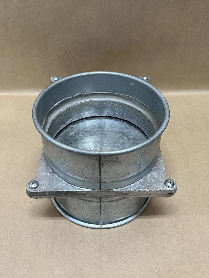 Used Nordfab 6-inch Cast Aluminum Blast Gate