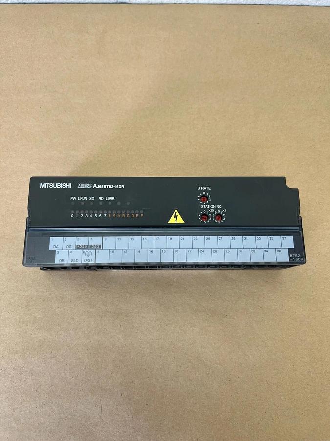Used Mitsubishi AJ65BTB2-16DR CC-Link Input/Output Unit
