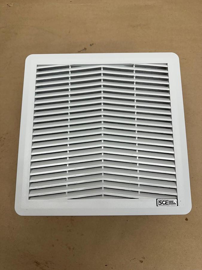 Used Saginaw Control SCE-N12FA66LG Filter Fan 10"x10" 120VAC 50/60Hz *New*