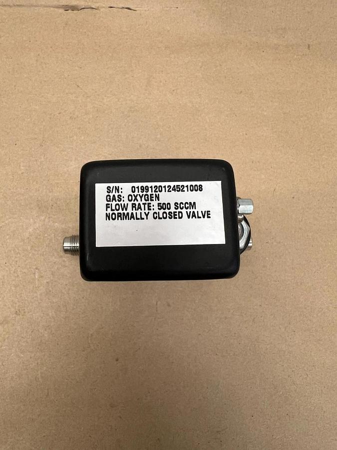 Used Brooks 5850i Mass Flow Controller, 500 SCCM, Oxygen, MOD: 5850IA1BF3R2BEA