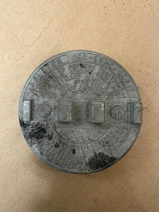 Used Appleton GR-EFHC GR Type T Conduit Outlet Box