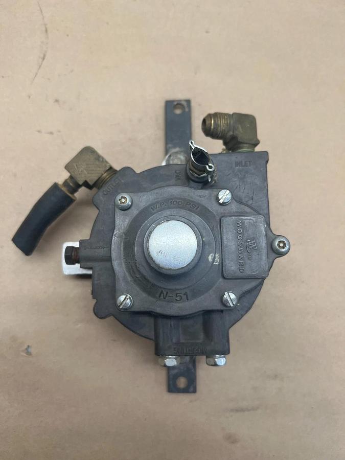 Used Woodward N-51A Propane Converter Regulator