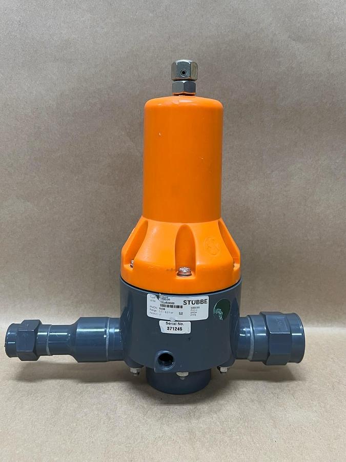 Used Stubbe 1220934500 Pressure Reducing Valve, Range (0.5-9.0 bar)