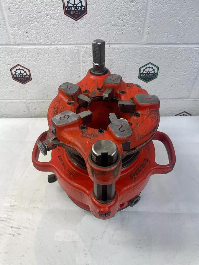 Used Ridgid 141 Pipe Threader, Receding Geared Threader, 2 1/2”-4” Jam Proof