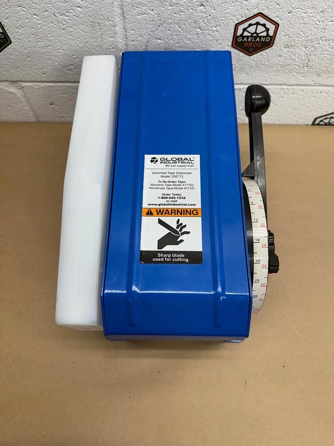 Used Global Industrial FX-800 300713 Manual Gummed Tape Dispenser *FOR PARTS*